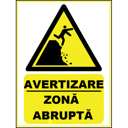 Placuta pentru zona abrupta Placuta pentru zona abrupta