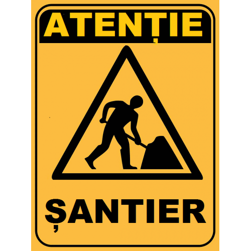 Placuta pentru santier Placuta pentru santier