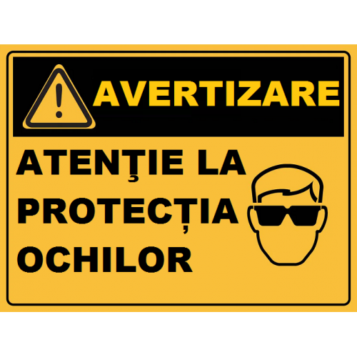 Placuta atentie la protectia ochilor