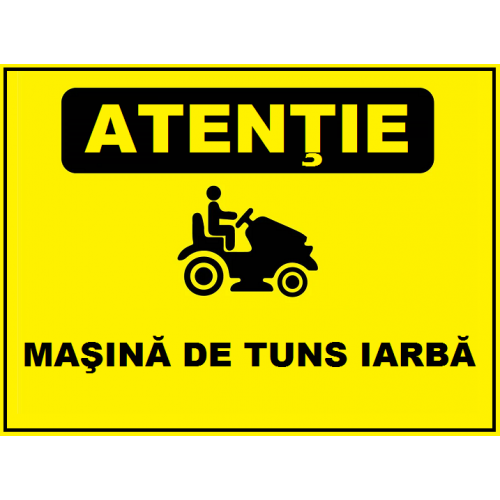 Placuta pentru masina de tuns iarba