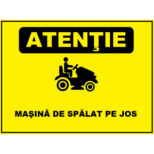 Placuta pentru masina de spalat pe jos
