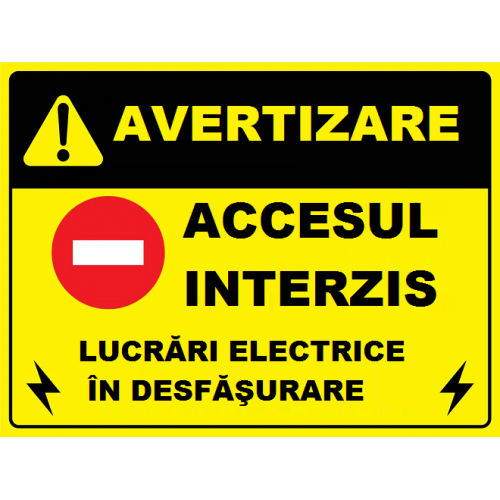 Placuta pentru lucrari electrice