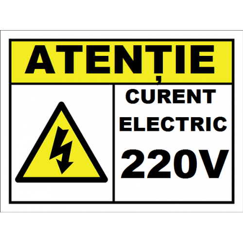 Placuta pentru curent electric 220V