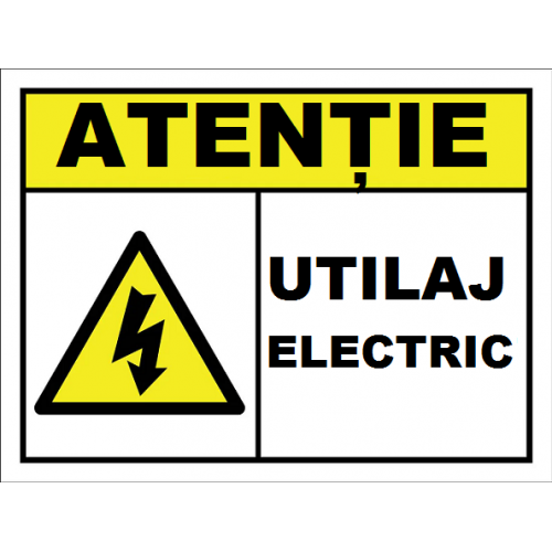 Placuta pentru utilaj electric