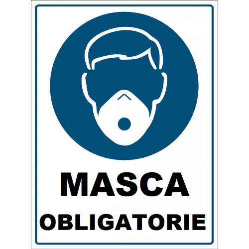 Placuta masca obligatorie Placuta masca obligatorie