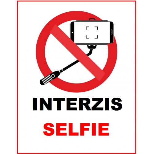 Placuta interzis selfie Placuta interzis selfie