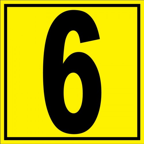 Placuta pentru depozit numarul 6 randul 6 poarta 6