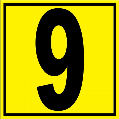 Placuta pentru depozit numarul 9 randul 9 poarta 9