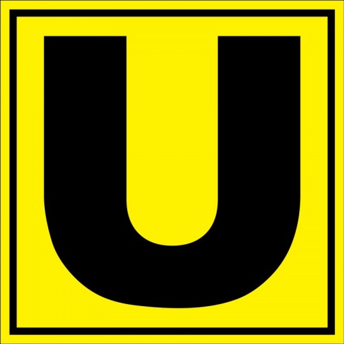 Placuta pentru depozit litera U randul U si poarta U