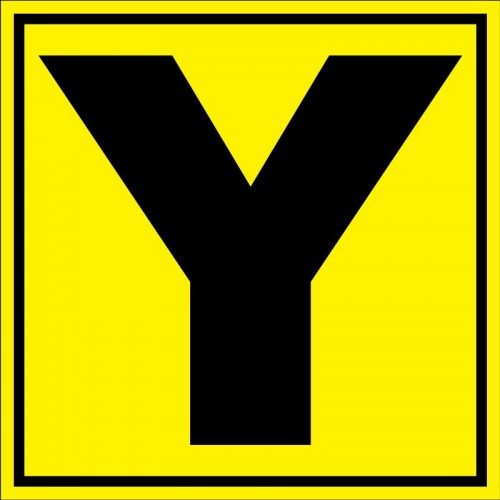 Placuta pentru depozit litera Y randul Y si poarta Y