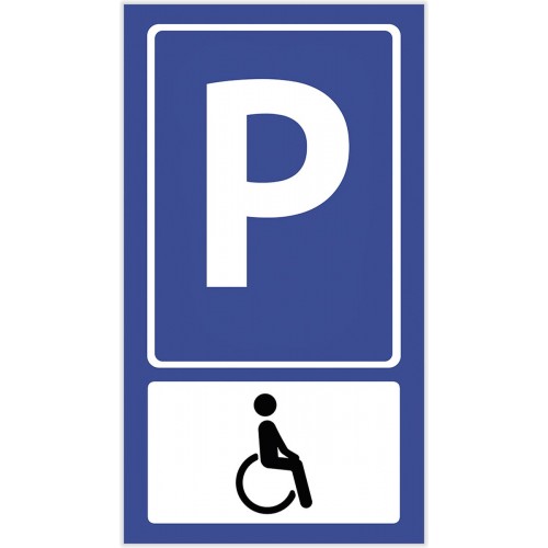 Placuta pentru rezervare parcare persoana cu handicap
