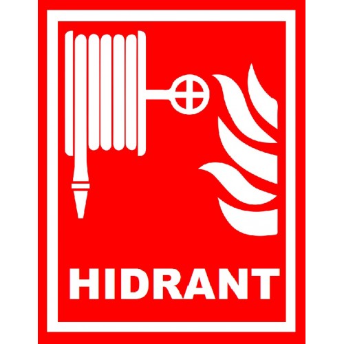 Placuta de semnalizare hidrant