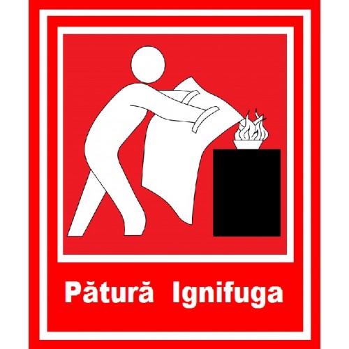 Placuta pentru patură  Ignifuga