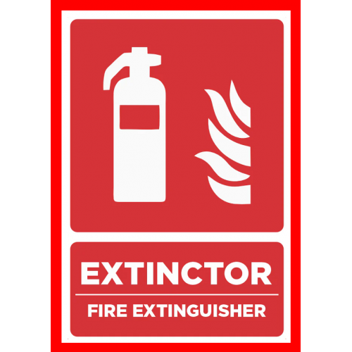 Placuta pentru extinctor fire extinguisher