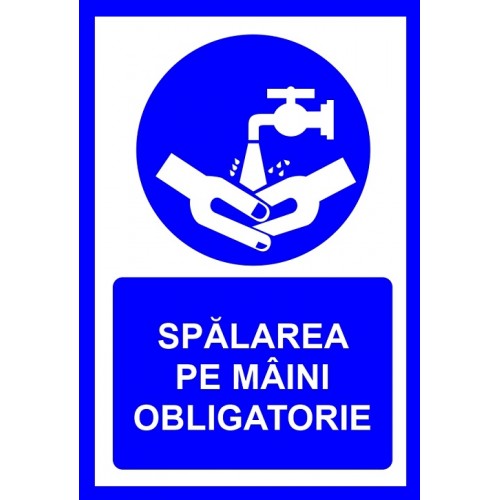 Placuta Spalarea pe maini obligatorie