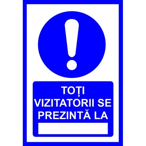 Placuta toti vizitatorii se prezinta