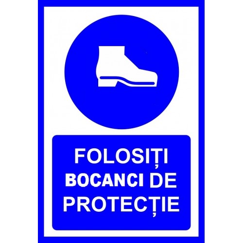 Placuta folositi bocanci de protectie