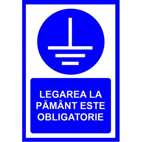 Placuta legarea la pamant este obligatorie
