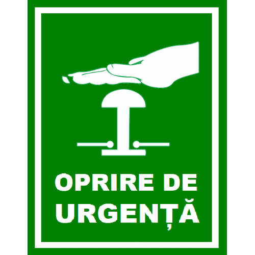 Placuta oprire de urgenta