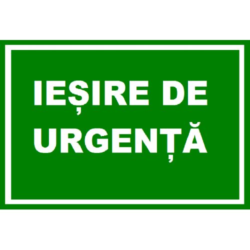 Placuta iesire de urgenta