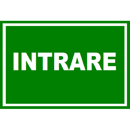 Placute pentru intrare