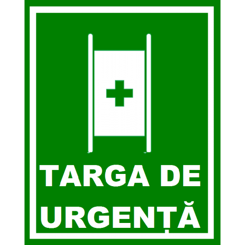 Placuta pentru targa de urgenta