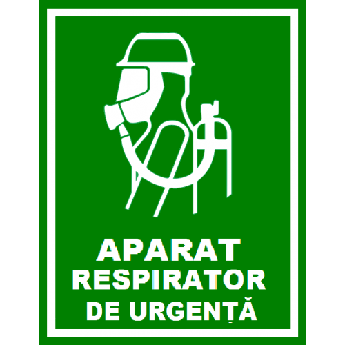 Placuta pentru aparat respirator de urgenta