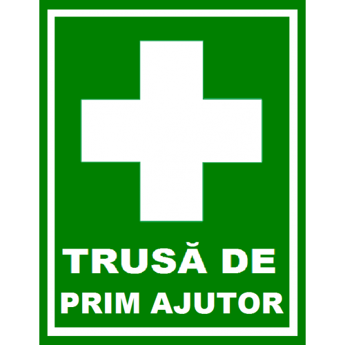 Placuta pentru trusa de prim ajutor