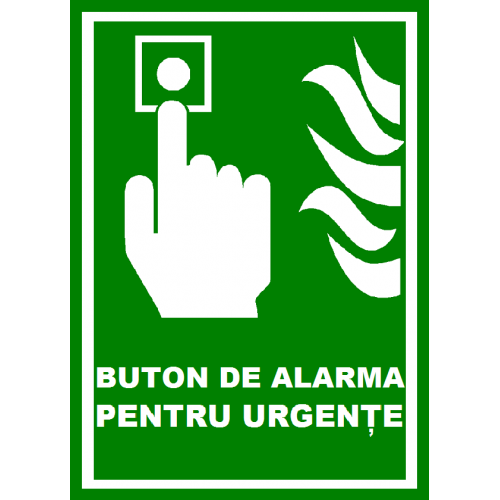 Placuta pentru buton de alarma pentru urgente