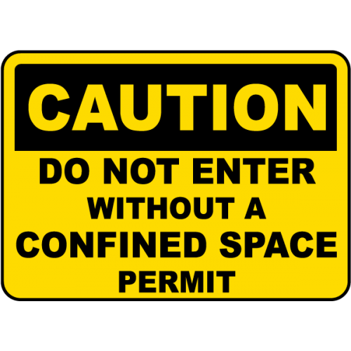 Indicator de Protecție: Nu Intrați – Spațiu Închis, Necesită Autorizație