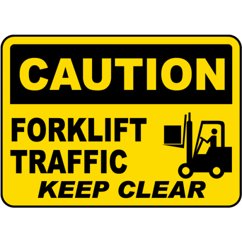 Indicator Avertizare Trafic Stivuitoare – Mențineți Zona Liberă | Semnalizare Siguranță Industrială