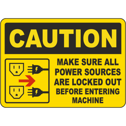 Indicator de Securitate Atenție – Sursele de Alimentare Blocate pentru Utilaje Industriale Indicator de Securitate Atenție – Sursele de Alimentare Blocate pentru Utilaje Industriale