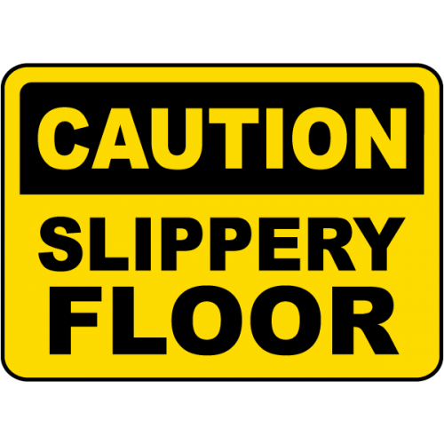 Semn de Avertizare „Podea Alunecoasă” – Protecție și Siguranță la Locul de Muncă