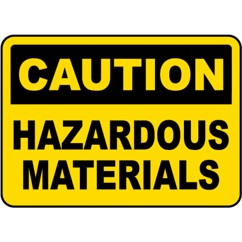 Indicator Atenție – Materiale Periculoase: Semne de Siguranță pentru Locul de Muncă