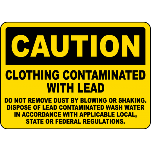 Indicator de Siguranță pentru Haine Contaminate cu Plumb – Protecție și Eliminare Corectă a Apelor de Spălare