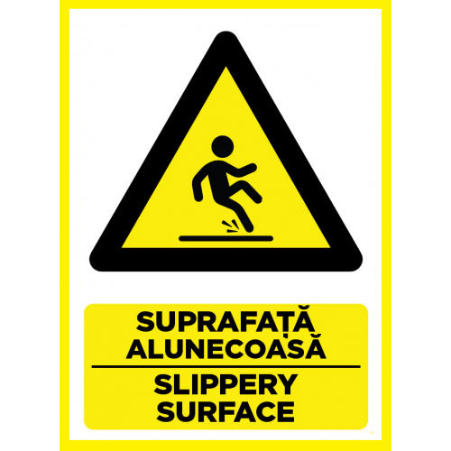 Placuta pentru suprafata alunecoasa slippery surface Placuta pentru suprafata alunecoasa slippery surface