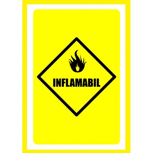 Placuta pentru inflamabil Placuta pentru inflamabil