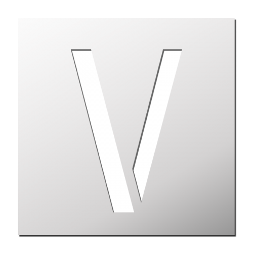 V sablon