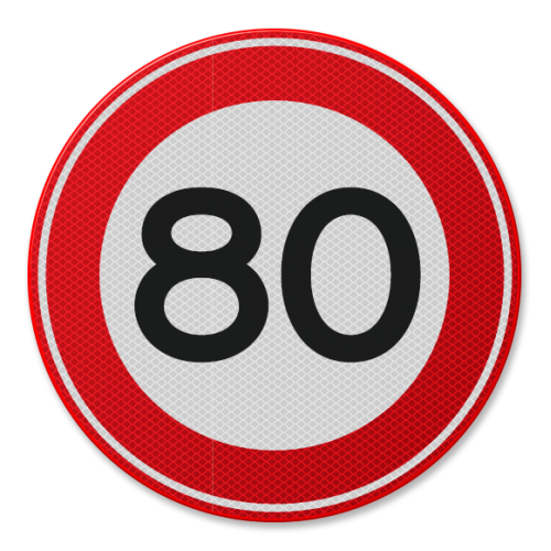 Viteza maxima 80 km/h din aluminiu Viteza maxima 80 km/h din aluminiu