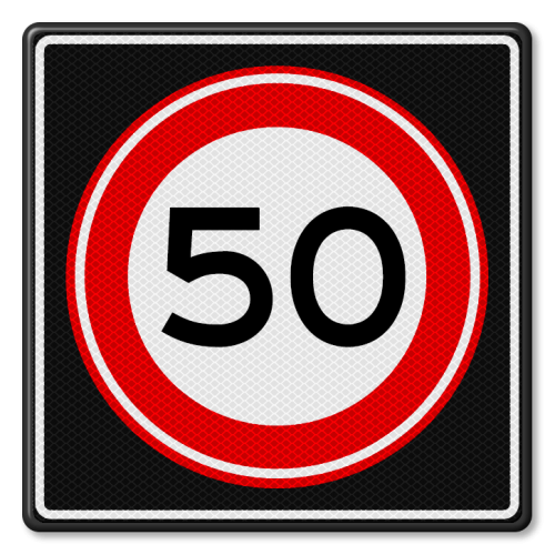 Viteza maxima 50 km din aluminiu Viteza maxima 50 km din aluminiu
