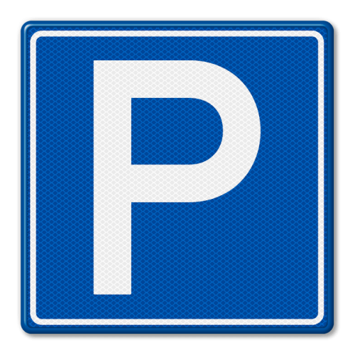 Parcare permisă din aluminiu Parcare permisă din aluminiu