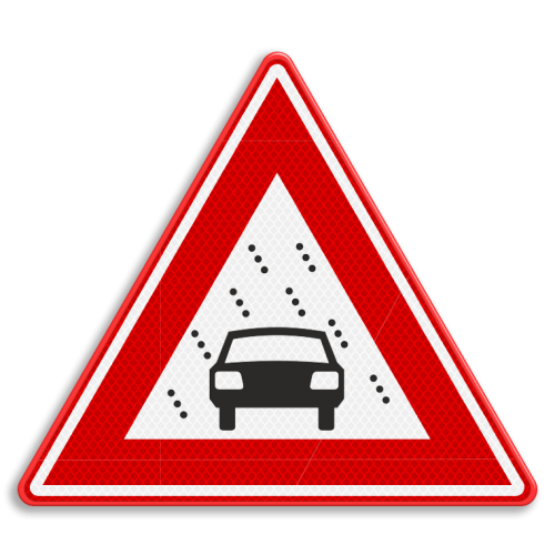 Indicator de Avertisment Vizibilitate Slabă – Semnalizare Rutieră Omologată și Foarte Vizibilă Indicator de Avertisment Vizibilitate Slabă – Semnalizare Rutieră Omologată și Foarte Vizibilă