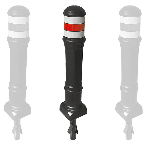 Stalp ornamental pentru delimitarea accesului pietonal