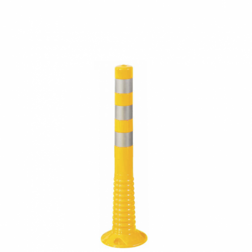 Stalp galben din cauciuc inaltime 75cm