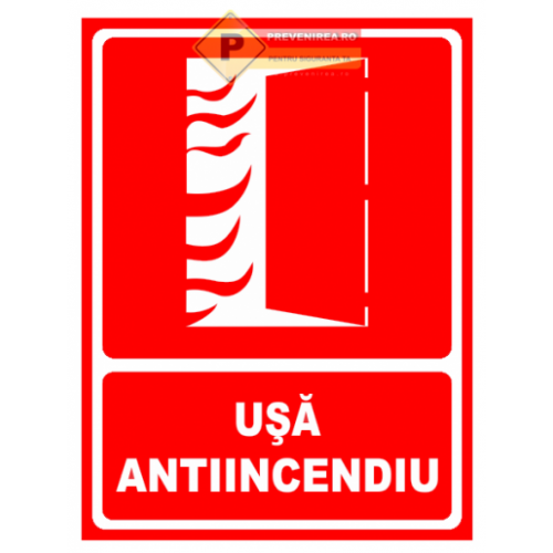 Semn pentru usa antiincendiu Semn pentru usa antiincendiu
