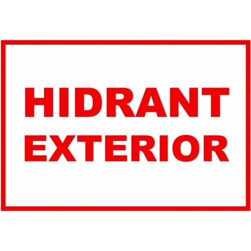 Semn pentru hidrant exterior