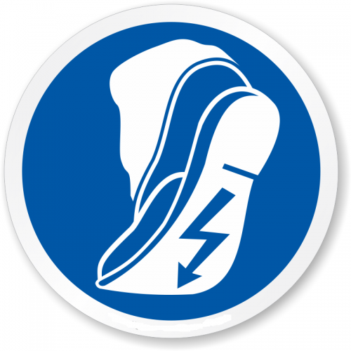 Etichetă Încălțăminte de Protecție la Pericol Electric – Standard Profesional