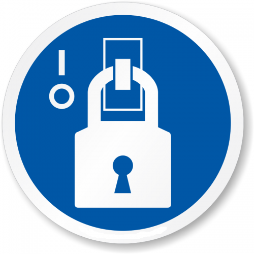 Etichetă de Identificare Industrială pentru Lacăte – Ideală pentru Depozite și Fabrici