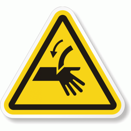 Eticheta  tăierea degetelor sau a mâinii lama curbată