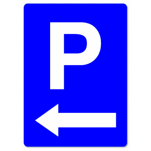 Semn de Parcare cu Săgeată Stânga sau Dreapta